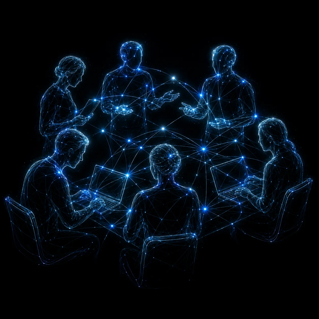 Illustration of the eConnect4U team